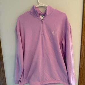 Adidas Lavender Quarter-Zip Sweatshirt